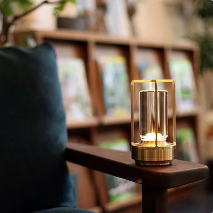 Luminique Crystal Portable Lamp