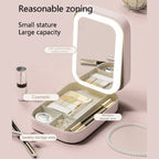 Gleamora™ Makeup Vanity With LED Mirror