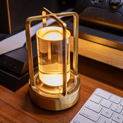 Luminique Crystal Portable Lamp