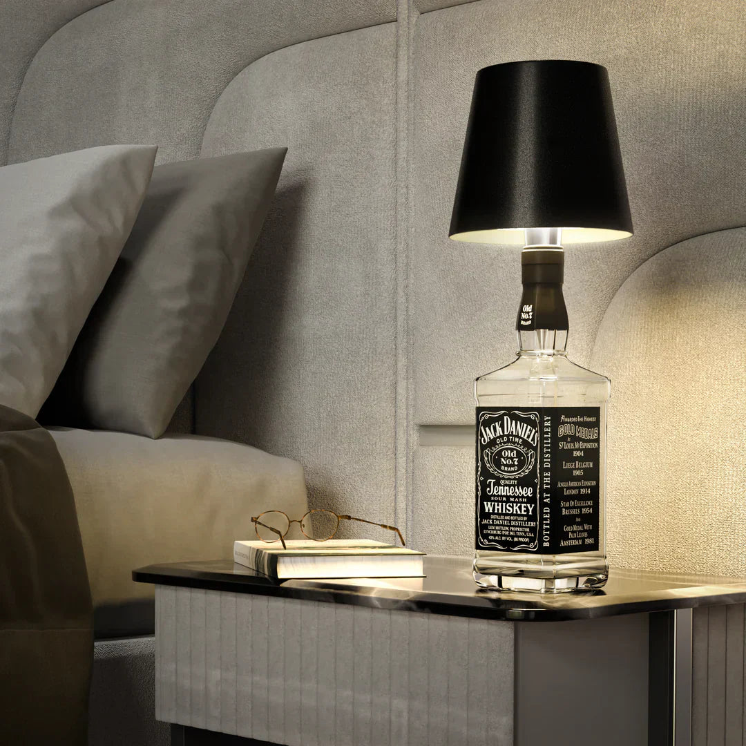 AuraLite Wireless Bottle Lamp - Rechargeable