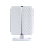 Multifold LED Makeup Mirror
