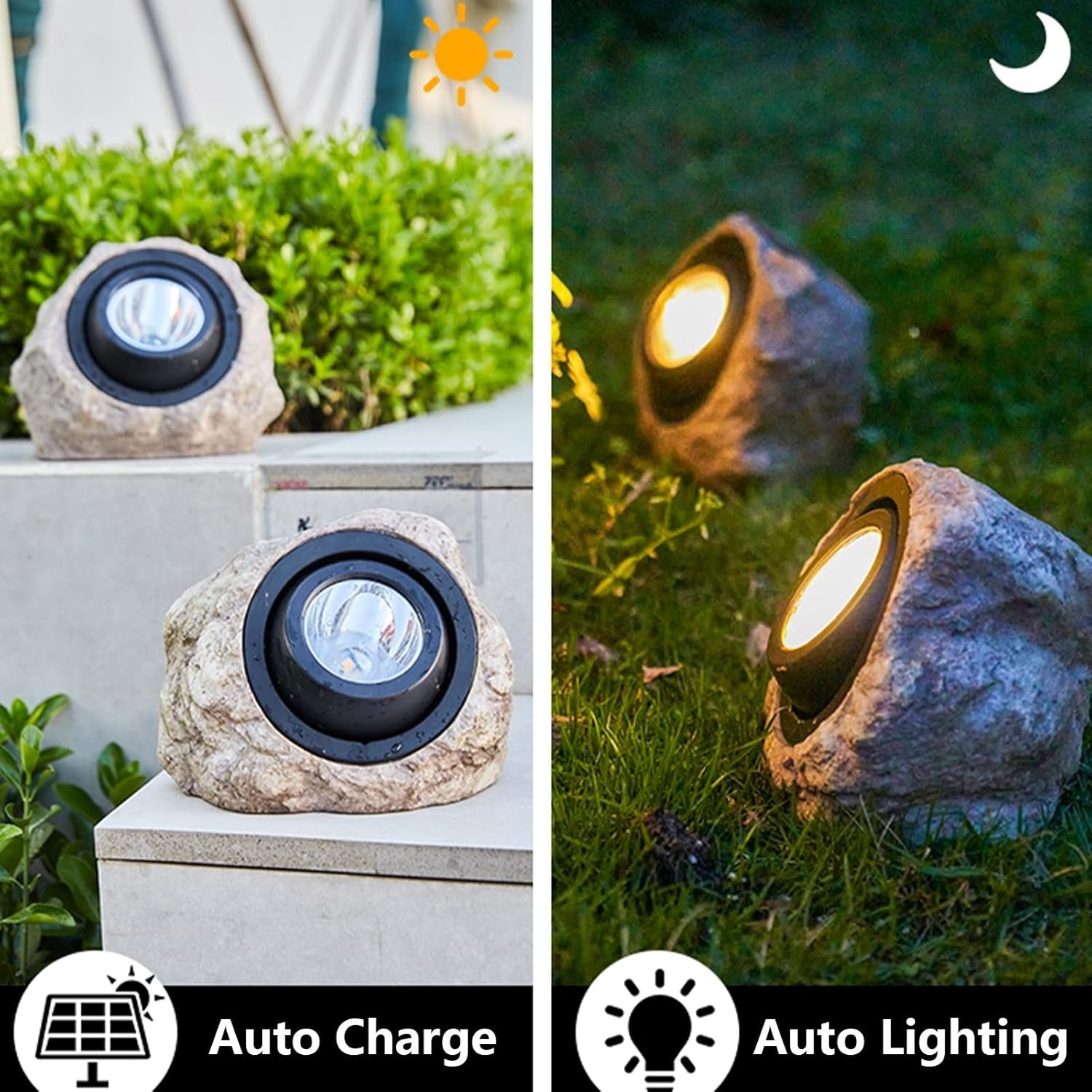 SolarRock™ LED Garden Light