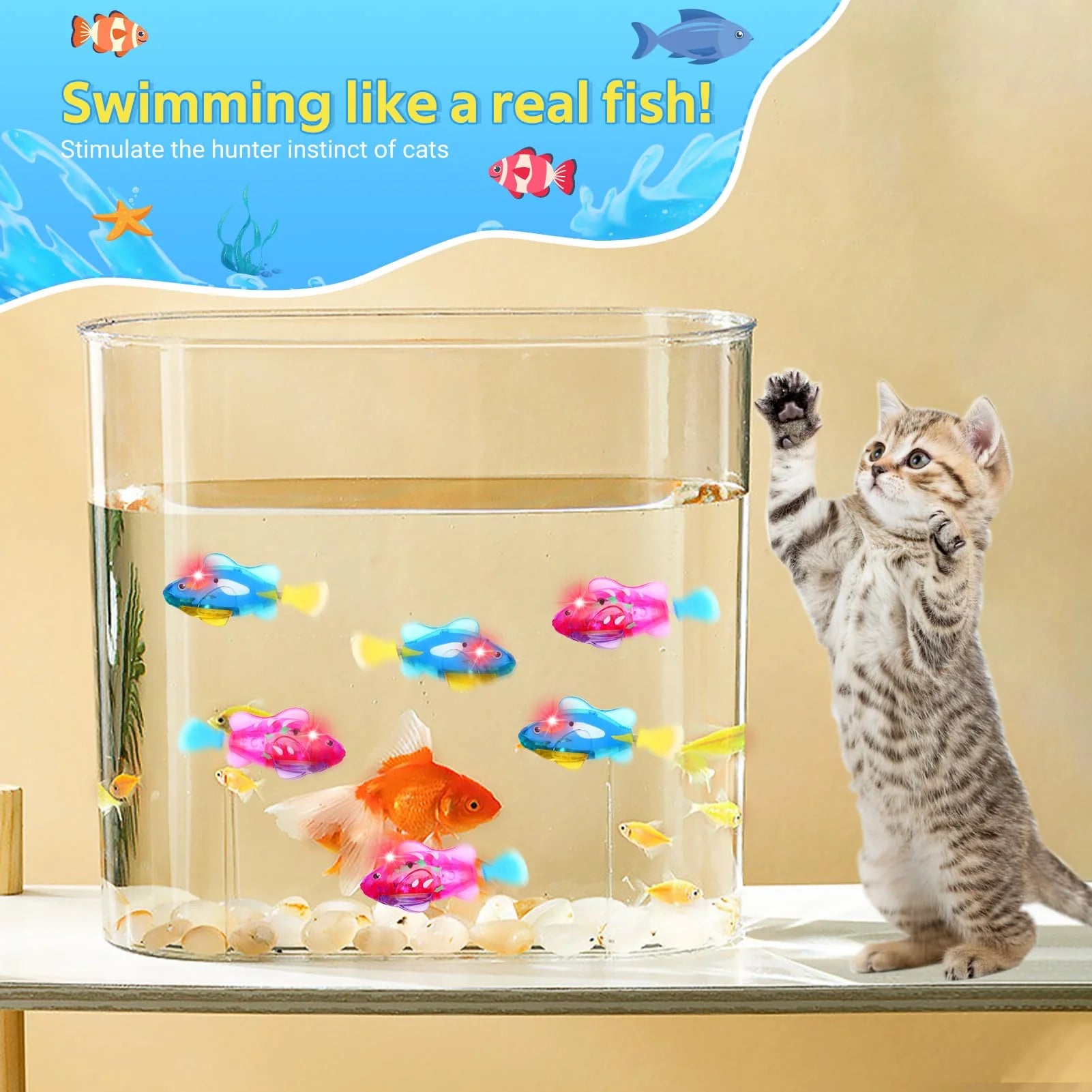 RoboFish™ LED Robot Fish Toys