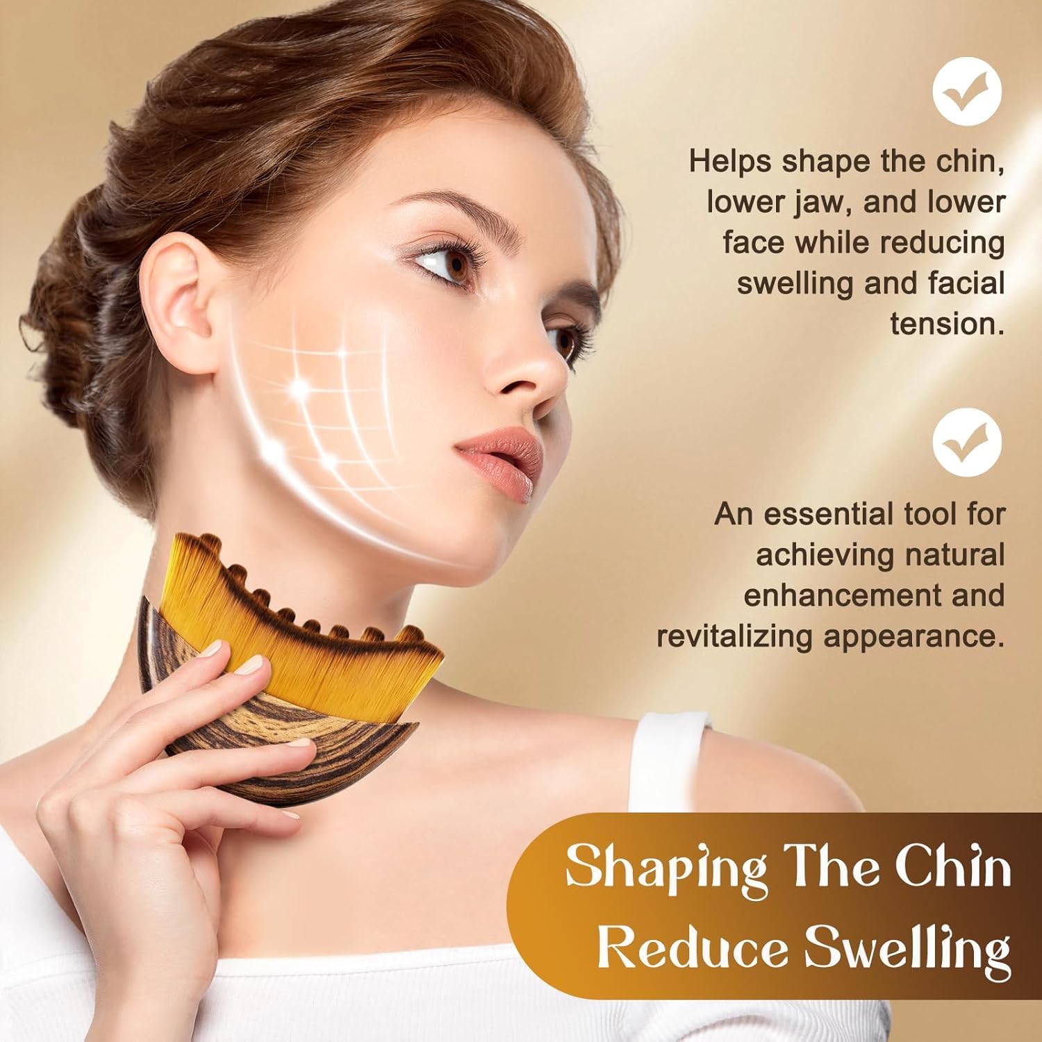 AuraGlow™ Gua Sha Brush