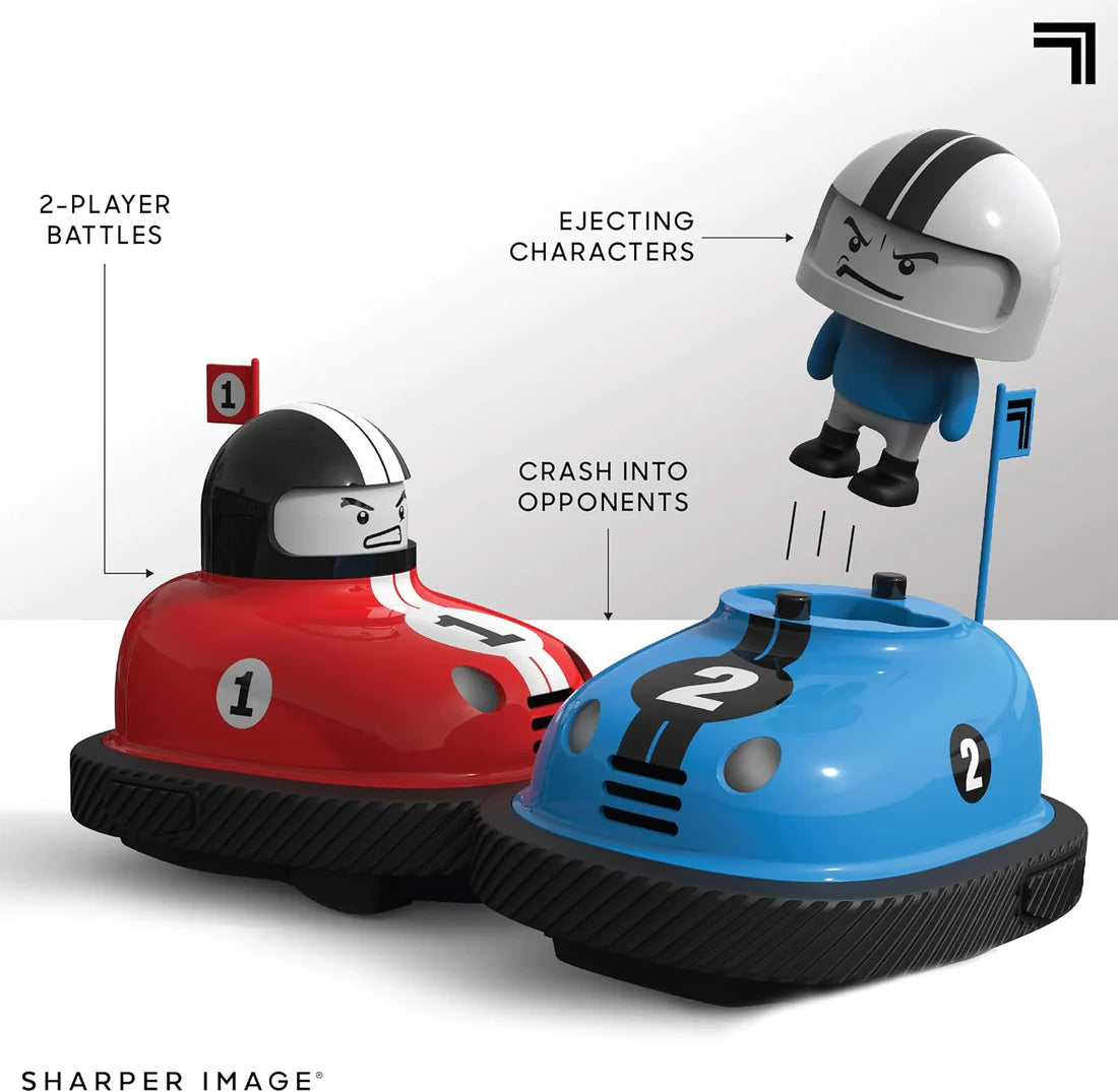 Set of 2 RC Bumper Cars with Ejectable Robots