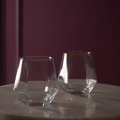 Minimalist Diamond Glasses