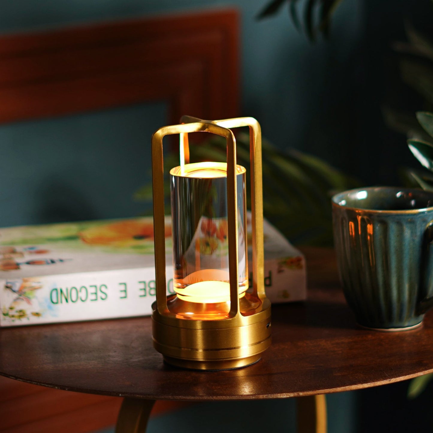 Luminique Crystal Portable Lamp