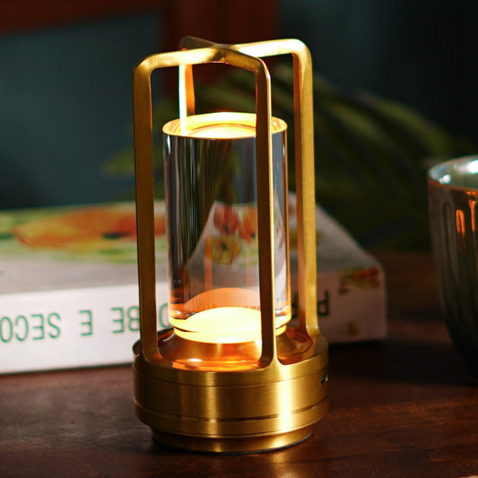 Luminique Crystal Portable Lamp