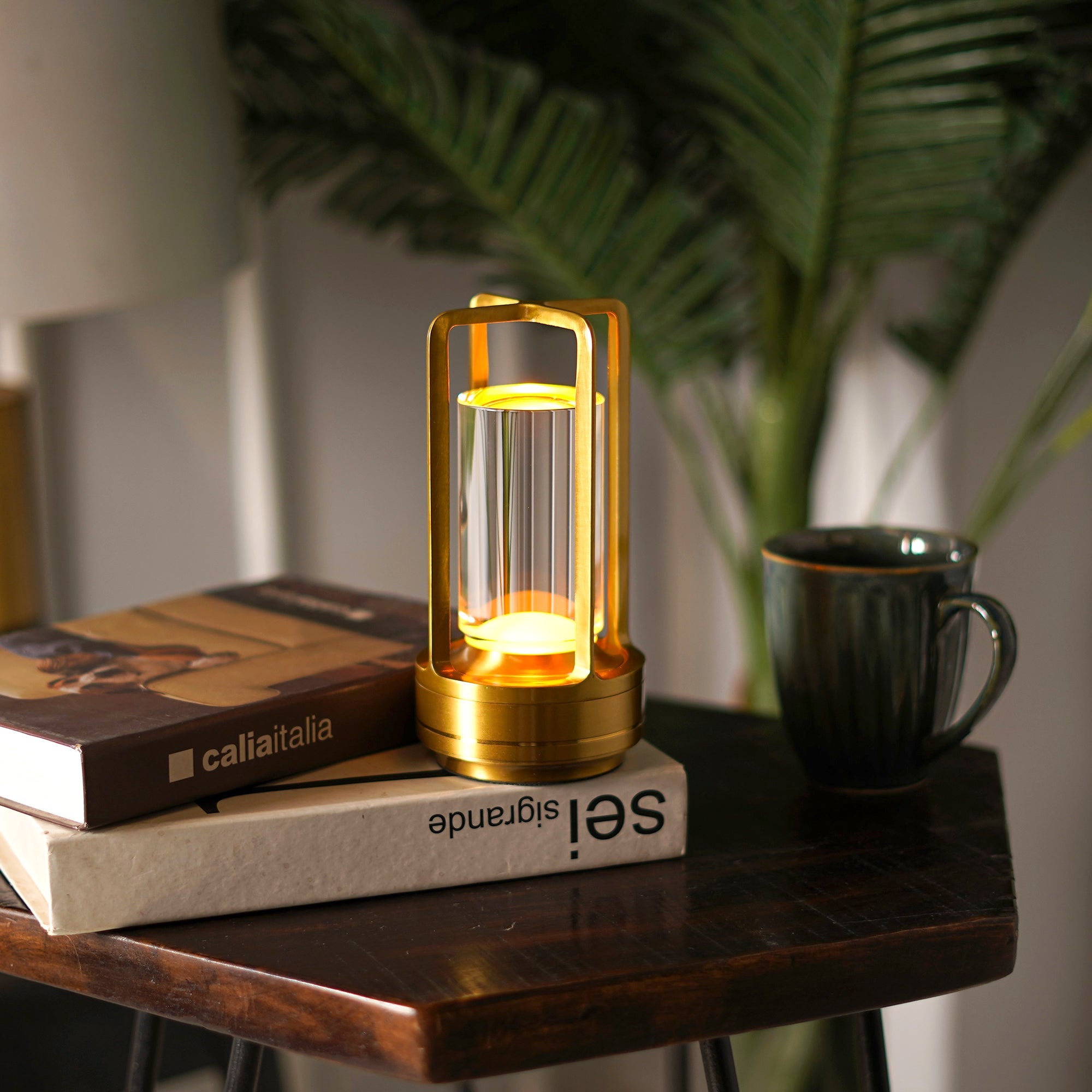 Luminique Crystal Portable Lamp