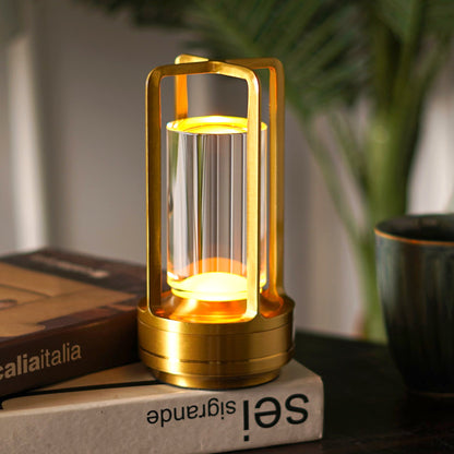 Luminique Crystal Portable Lamp