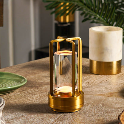 Luminique Crystal Portable Lamp