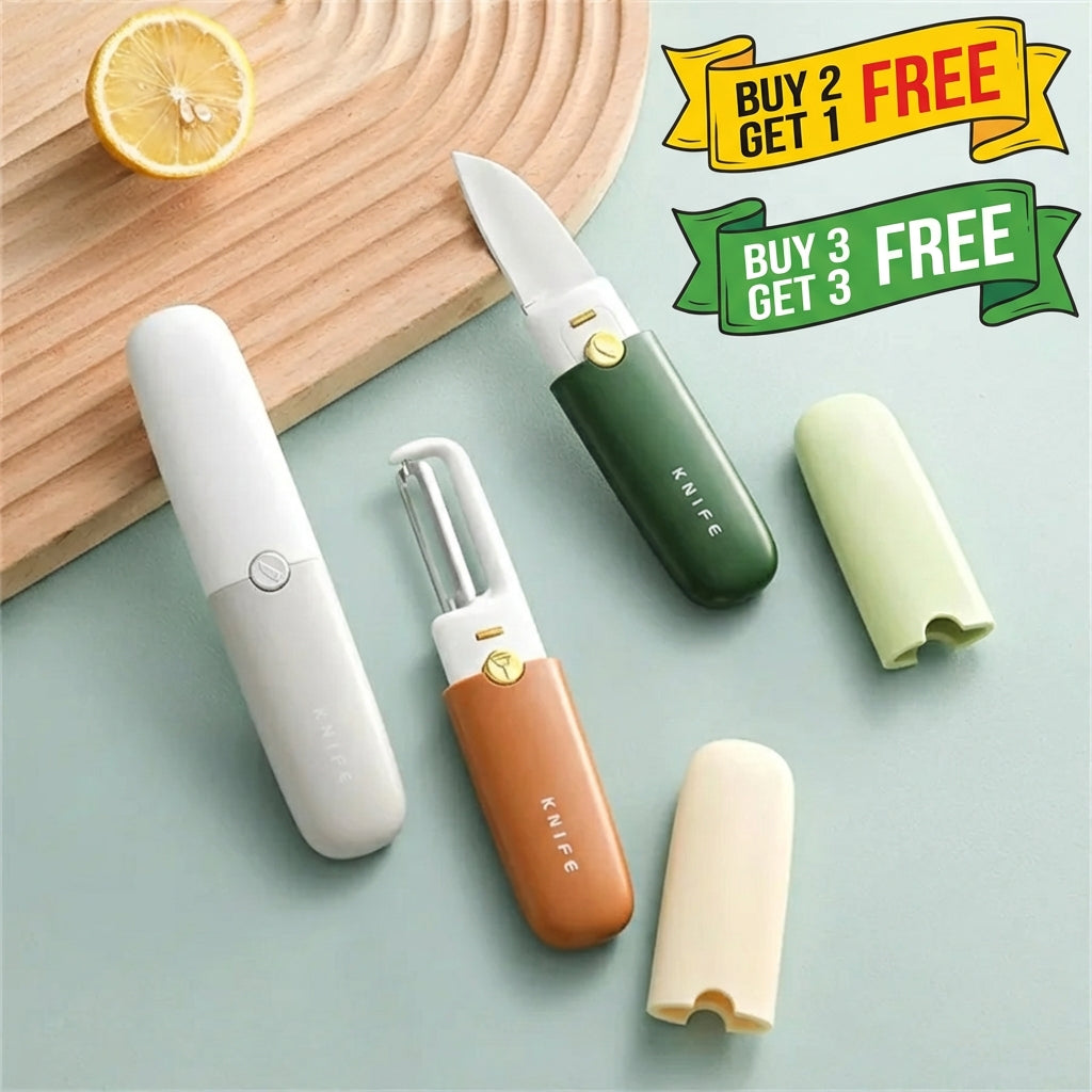 SlicePeel™ Multifunctional 2-in-1 Peeler with Knife