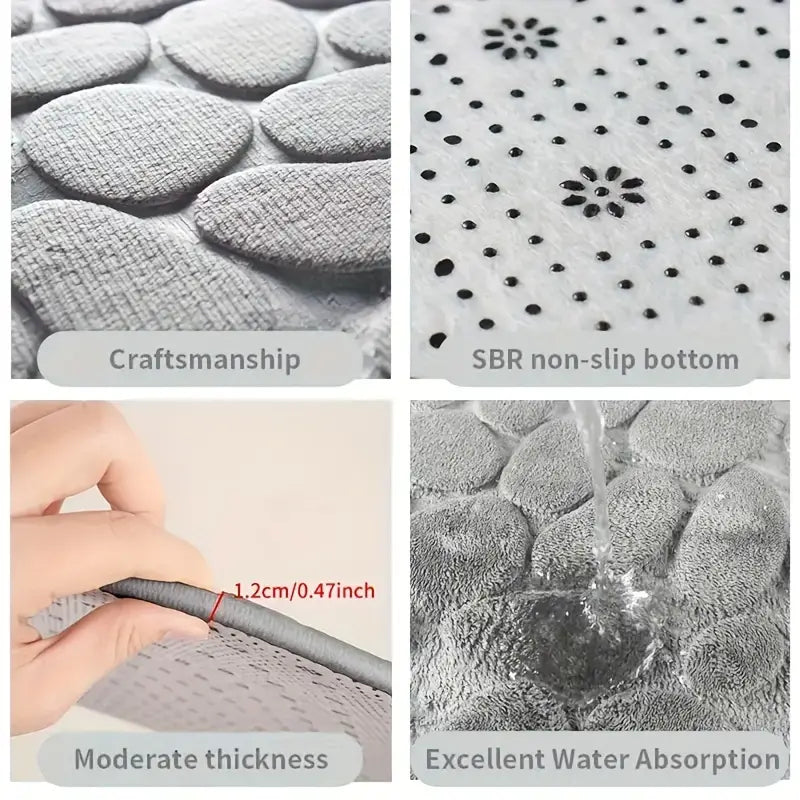 Cobblestone Embossed Mat