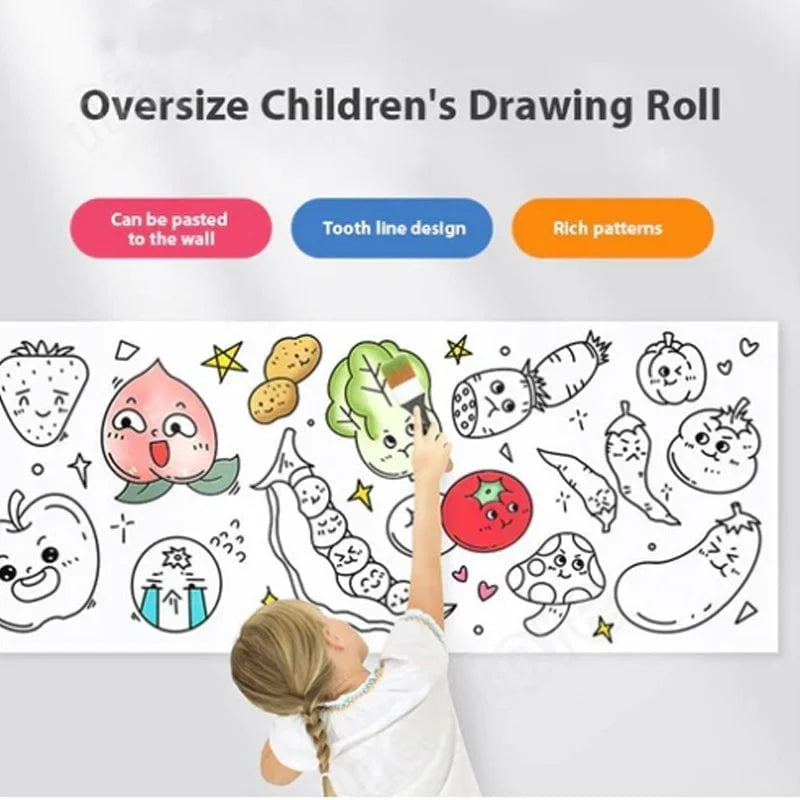 LittleDreamer Coloring Art Roll