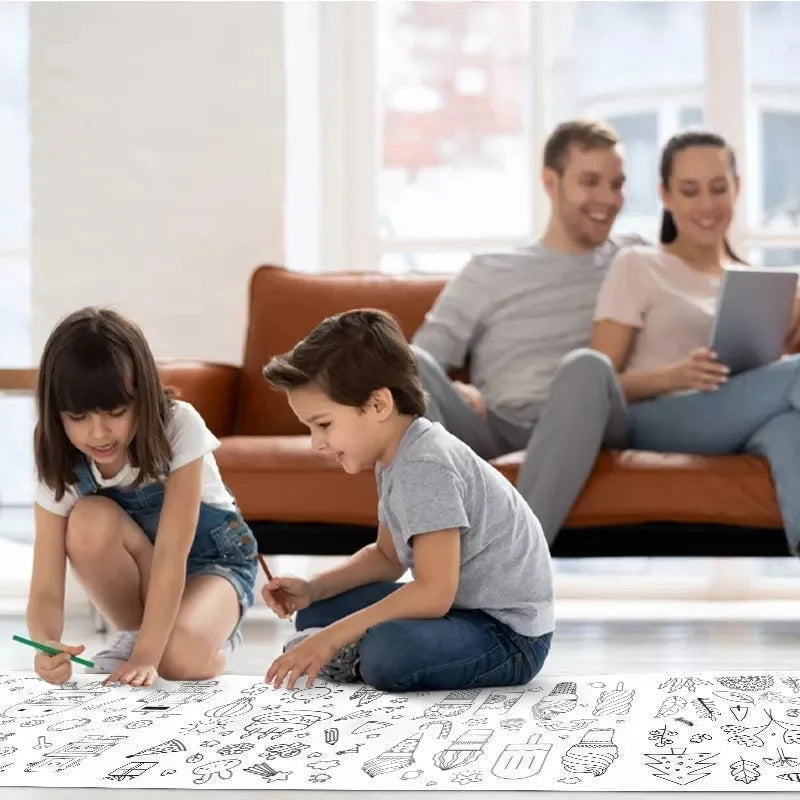 LittleDreamer Coloring Art Roll