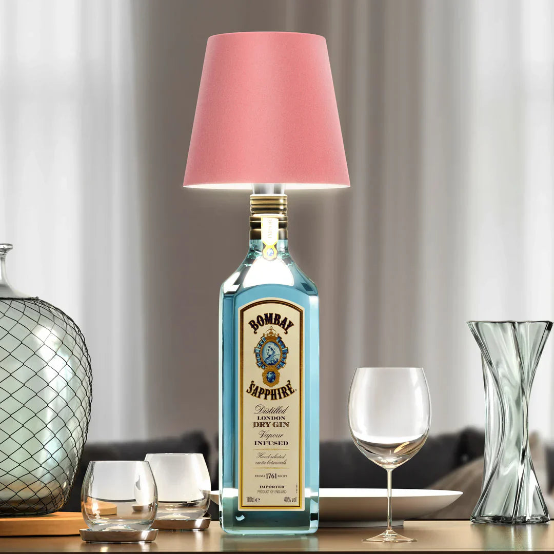 AuraLite Wireless Bottle Lamp - Rechargeable
