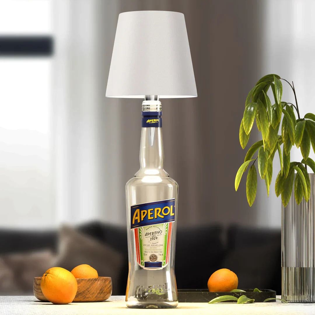 AuraLite Wireless Bottle Lamp - Rechargeable