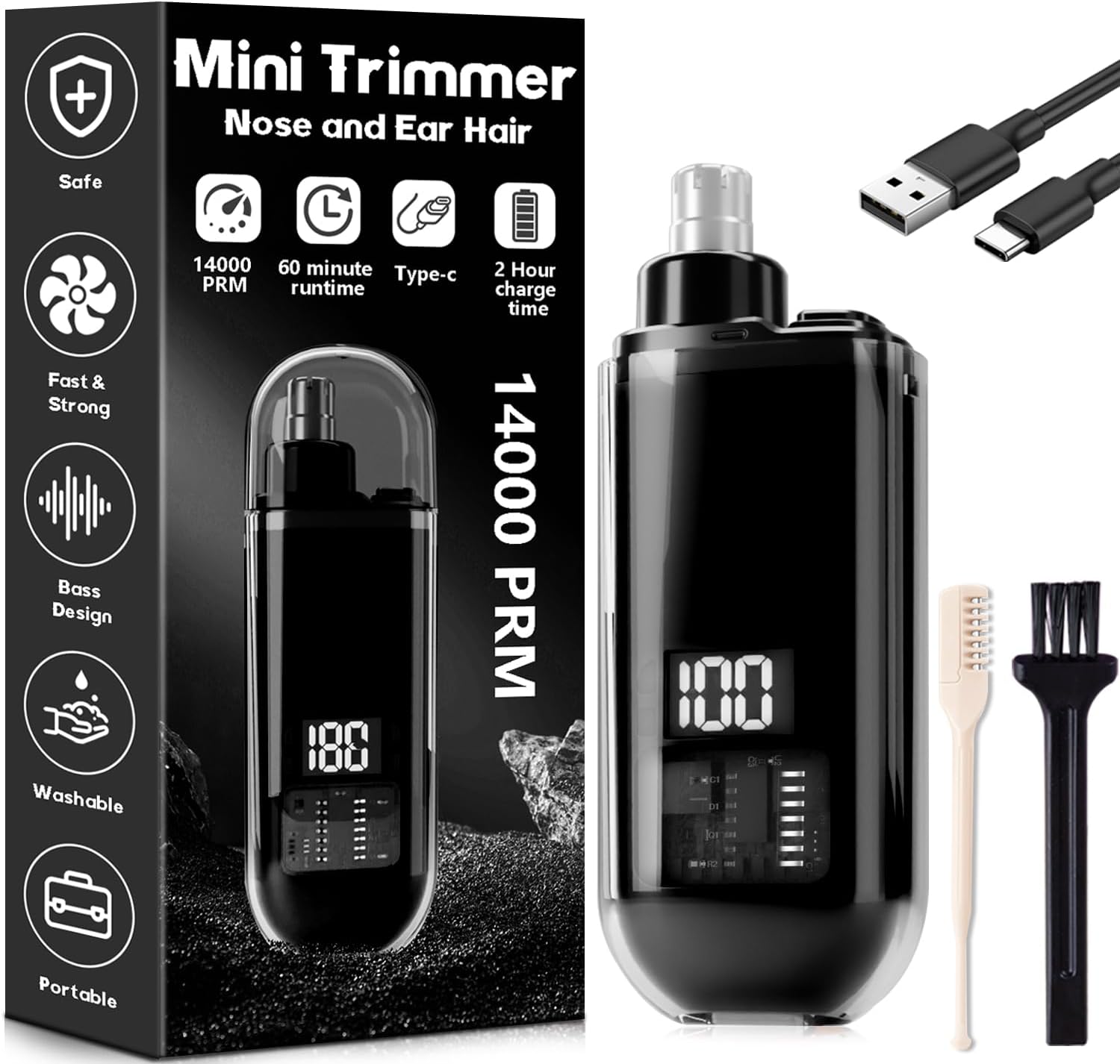 EasyTrim™ Ear & Nose Hair Trimmer