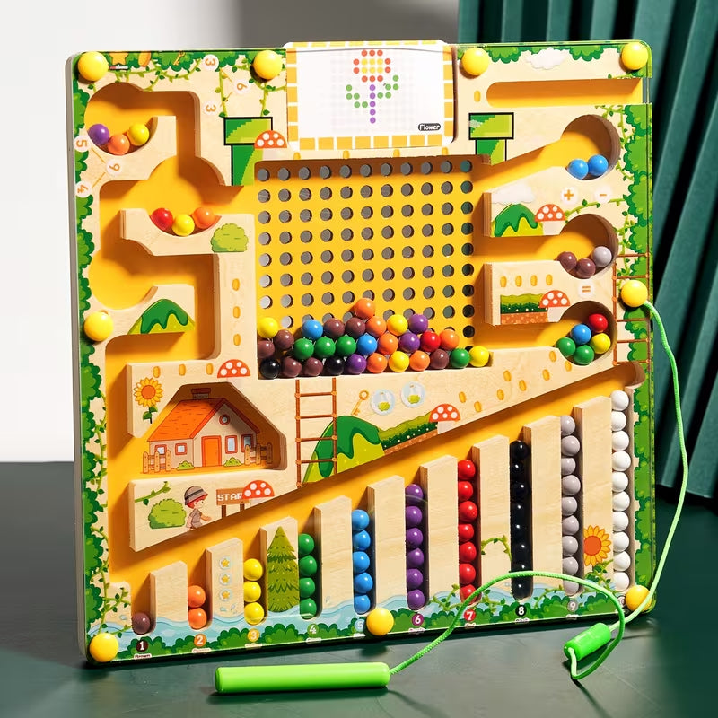 Fun Magnetic Maze Toy | For Hand Eye Co-ordication and Brain Development