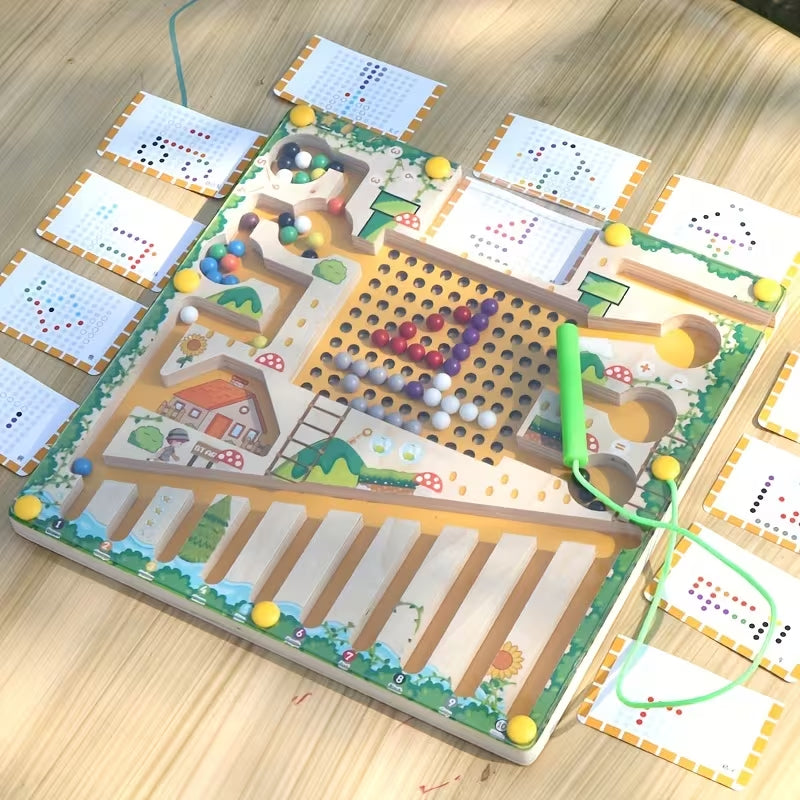 Fun Magnetic Maze Toy | For Hand Eye Co-ordication and Brain Development