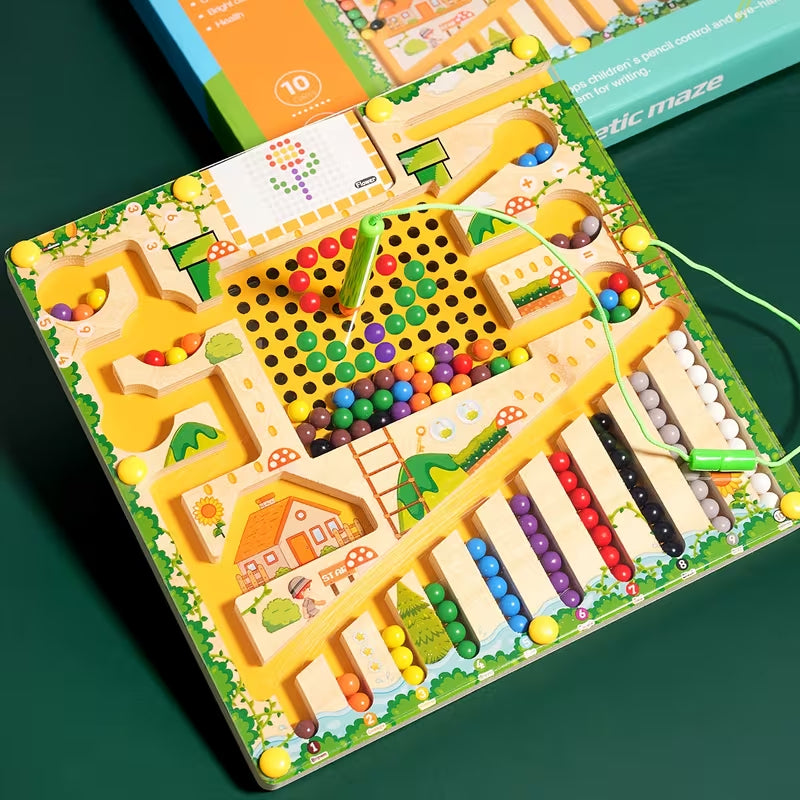 Fun Magnetic Maze Toy | For Hand Eye Co-ordication and Brain Development