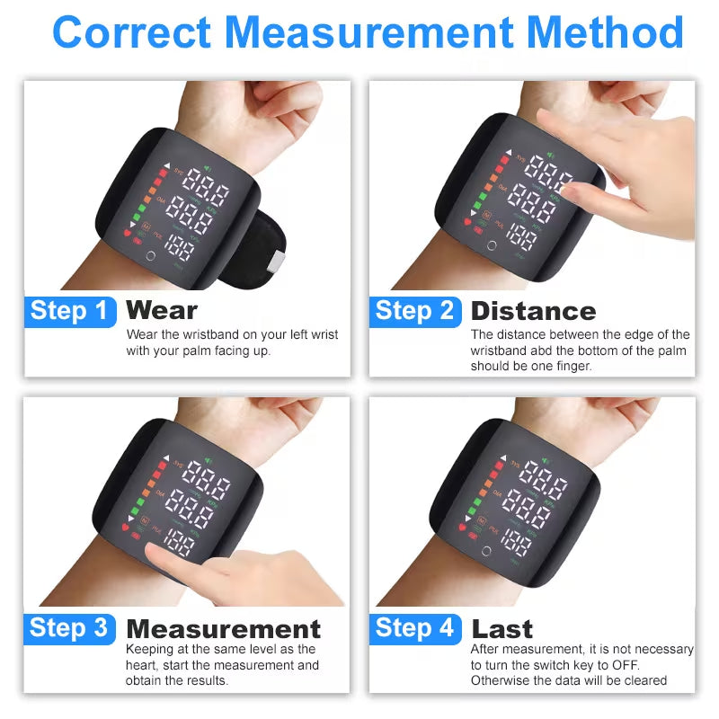 Wrist Blood Pressure Monitor