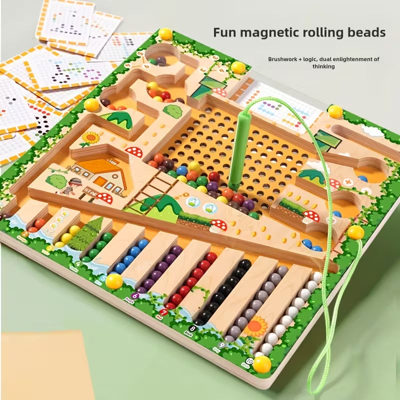 Fun Magnetic Maze Toy | For Hand Eye Co-ordication and Brain Development