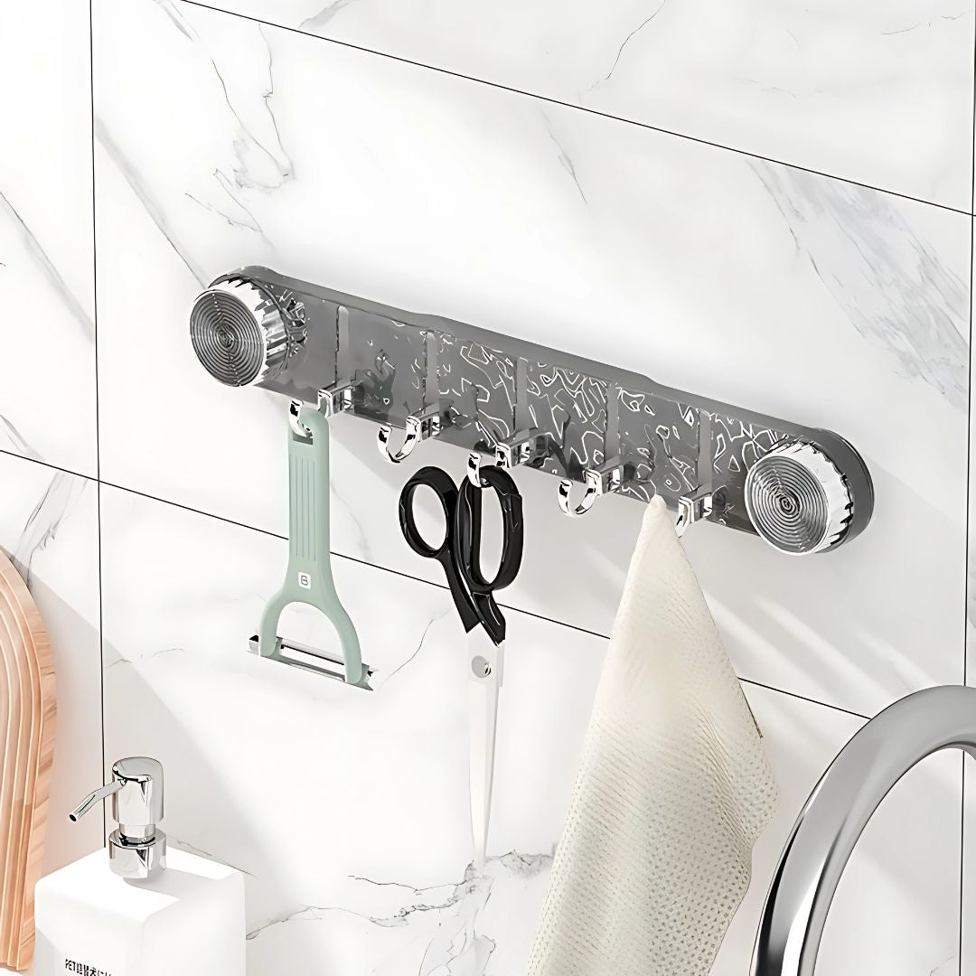 Heavy-Duty Wall-Mounted Suction Hooks