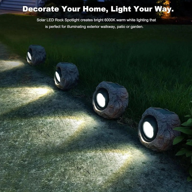 SolarRock™ LED Garden Light