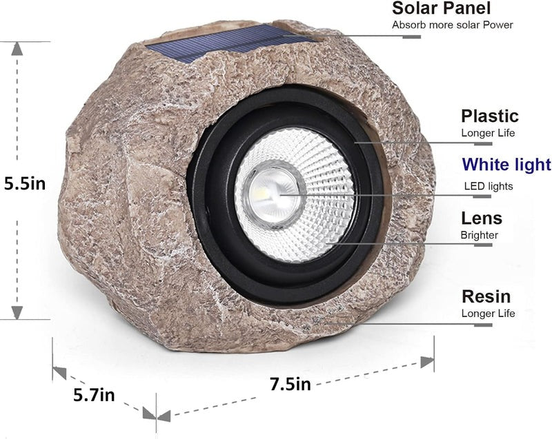 SolarRock™ LED Garden Light