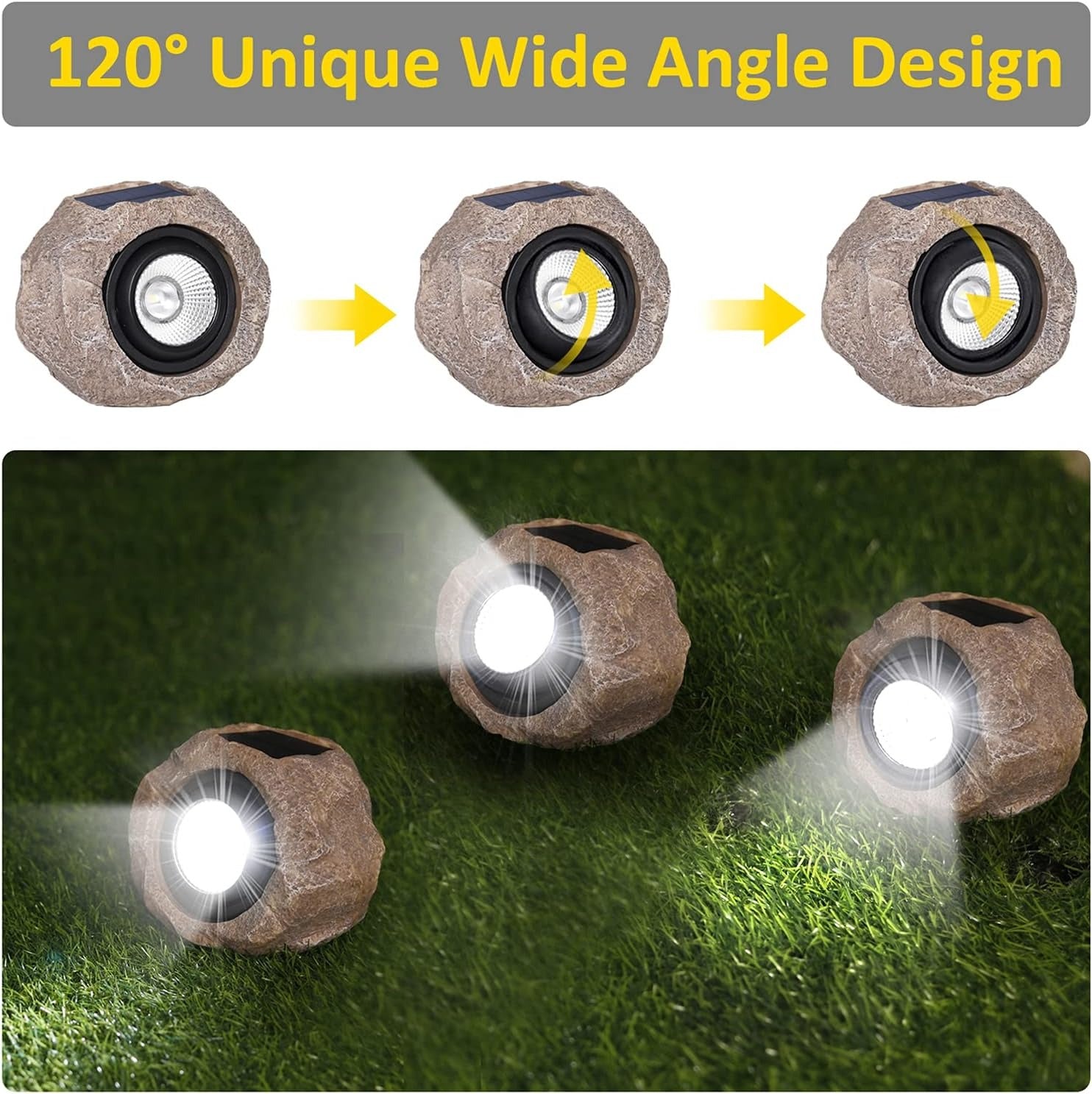 SolarRock™ LED Garden Light