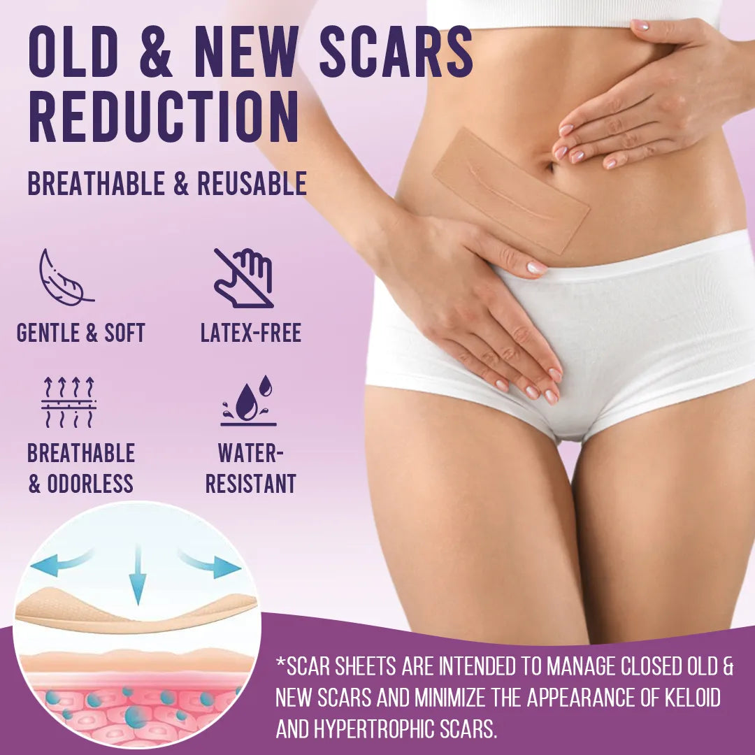 Silicone Scar Remover Tape for Acne & Wrinkles