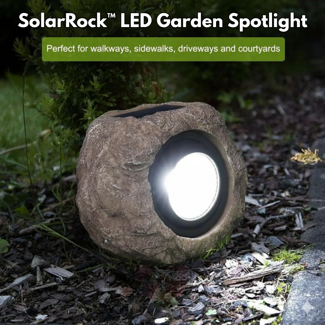 SolarRock™ LED Garden Light