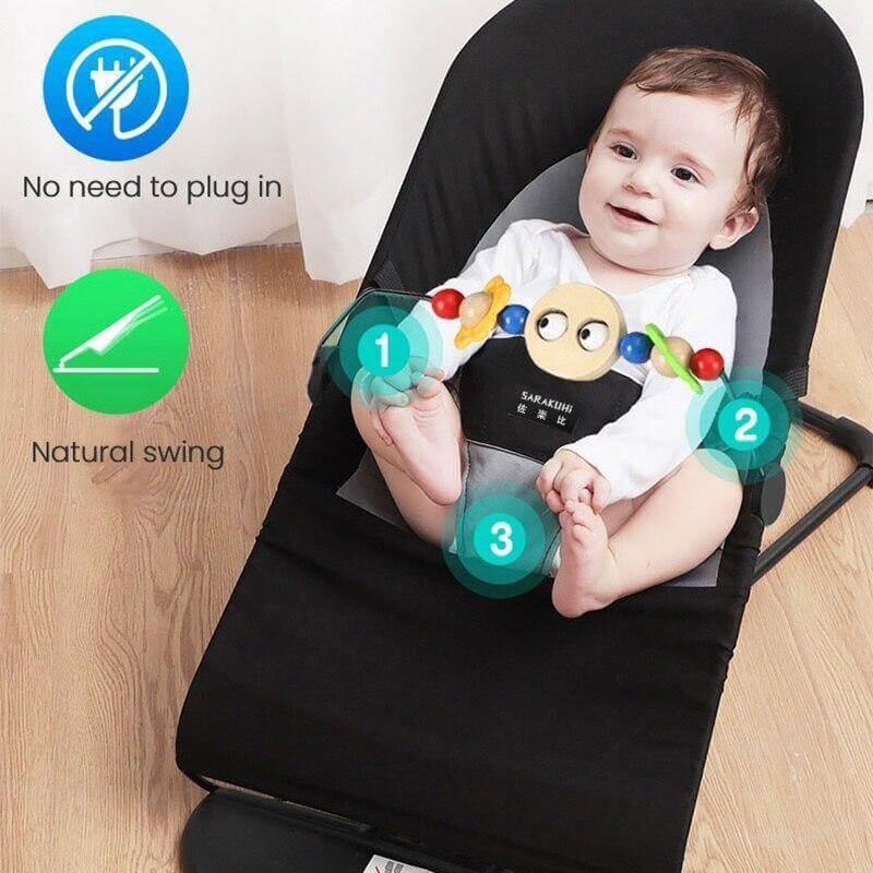 Portable Baby Bouncer Seat for Infants, 0-18 Months