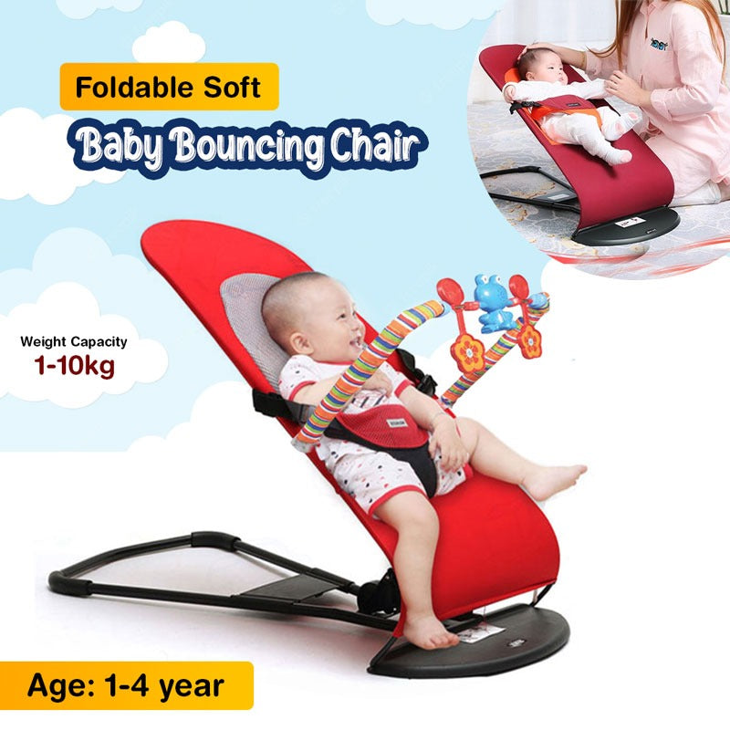 Portable Baby Bouncer Seat for Infants, 0-18 Months