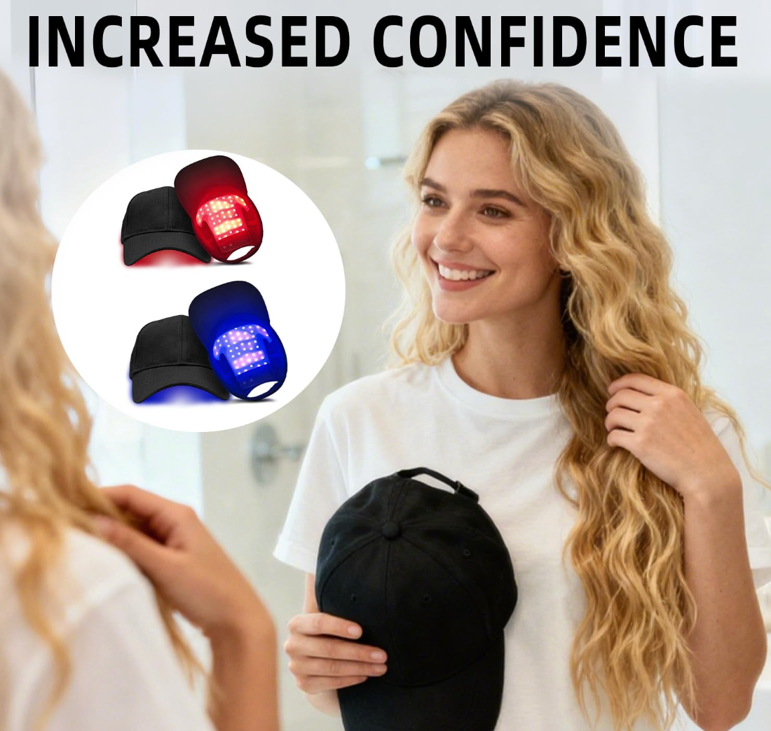 Red & Blue Light Therapy Hair Cap