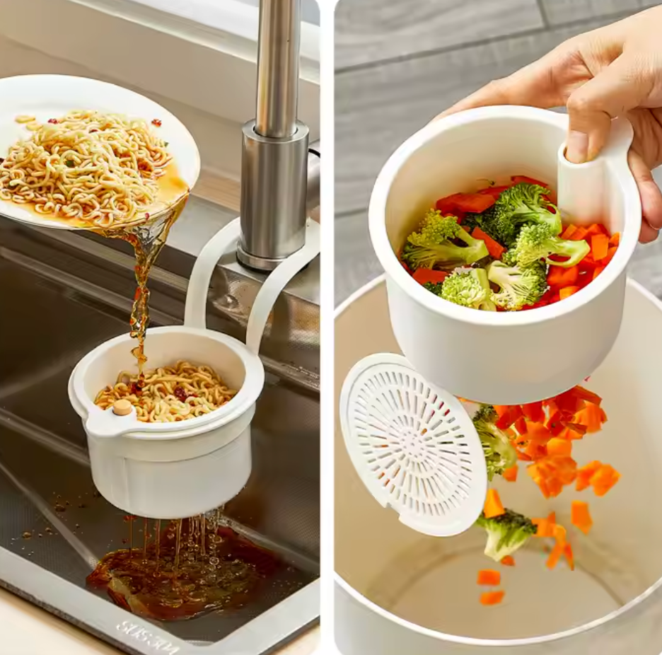 SnapNDrain™ Kitchen Strainer