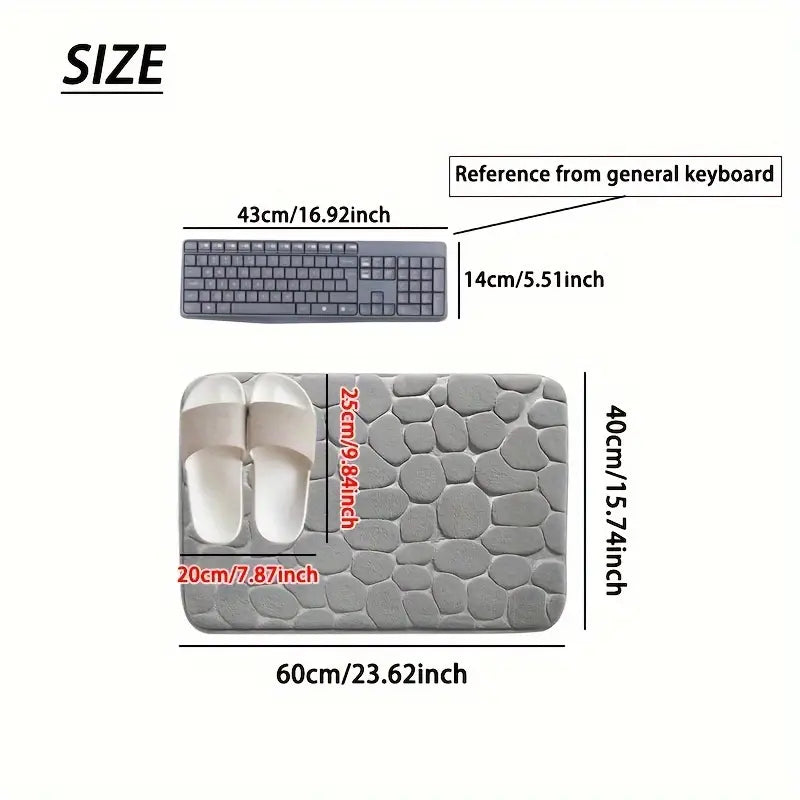 Cobblestone Embossed Mat