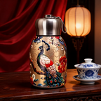 Peacock water bottle