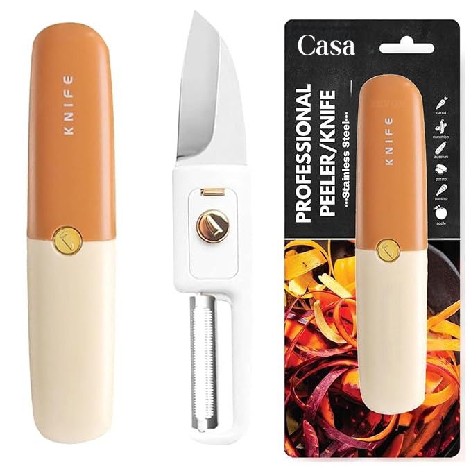 SlicePeel™ Multifunctional 2-in-1 Peeler with Knife