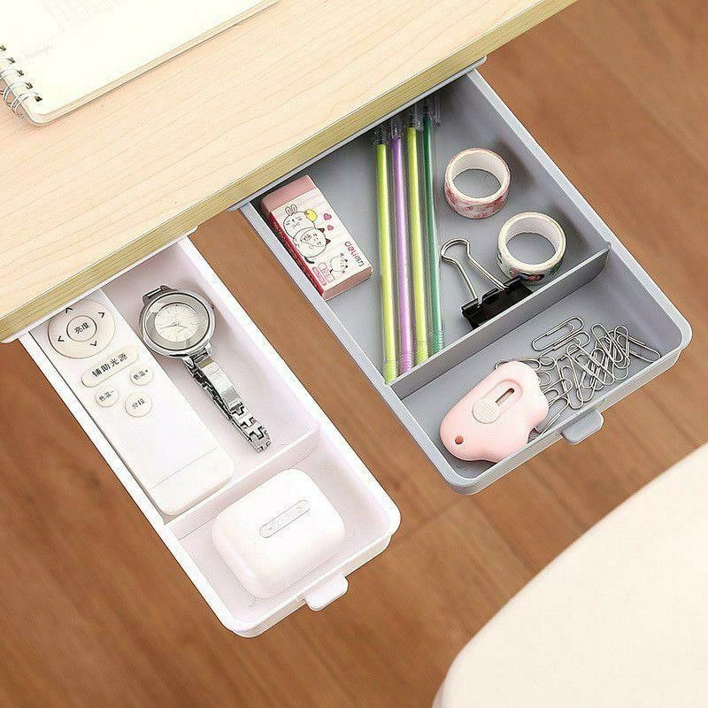 Portable Hidden Drawer for Desks and Table